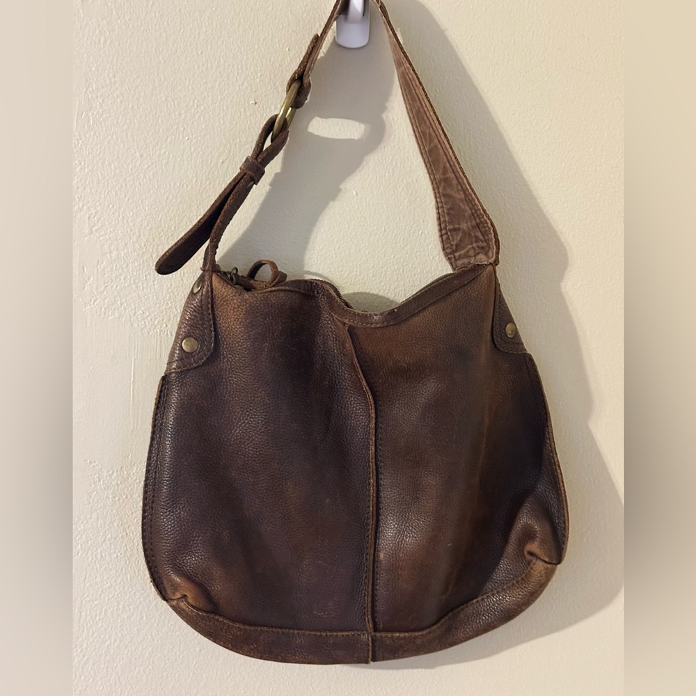 Leather Vintage Inspired Boho Hobo Bag